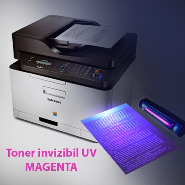Toner invizibil UV pentru Samsung si Lexmark monocrom, Magenta, praf 50 g - imagine 3